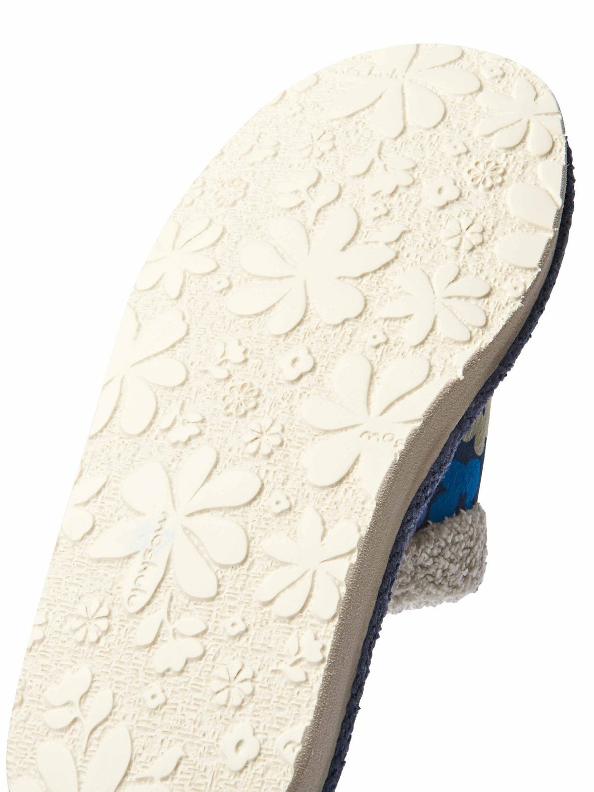 Multi / Blue patterned mule slippers - LEIGH INDIGO BOLD FLORAL
