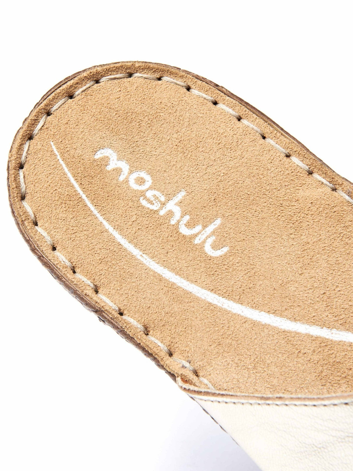 Metallic / Pink metallic leather toe-loop comfort sandals - SEVILLE METALLIC ROSE GOLD