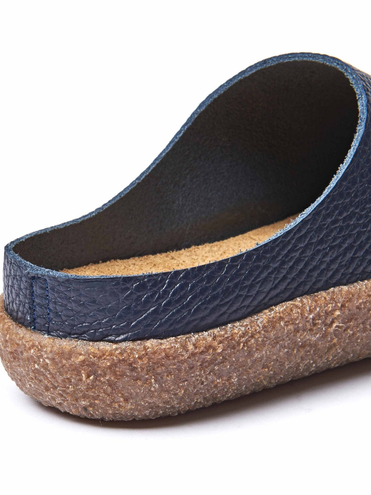 Orange extra cushioned leather clogs - PEVENSEY ORANGE