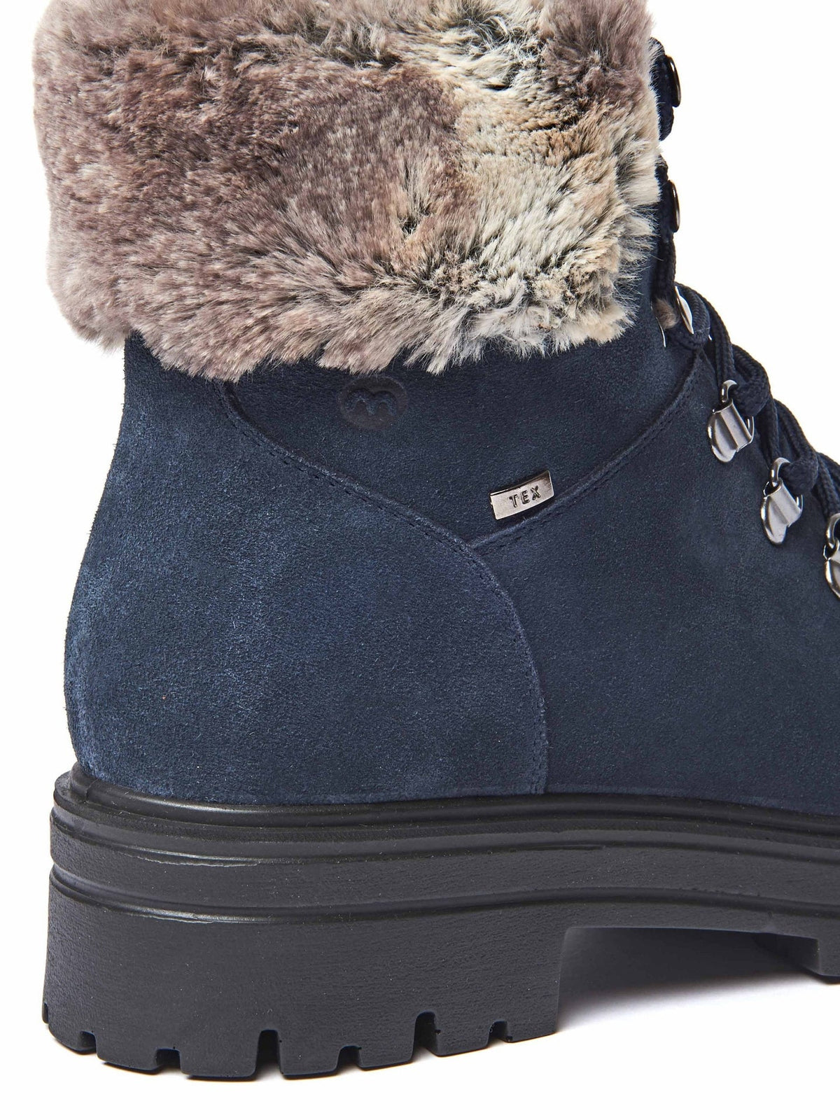 Brown faux fur lined walking boot - GABBY DRIFTWOOD BROWN NUBUCK