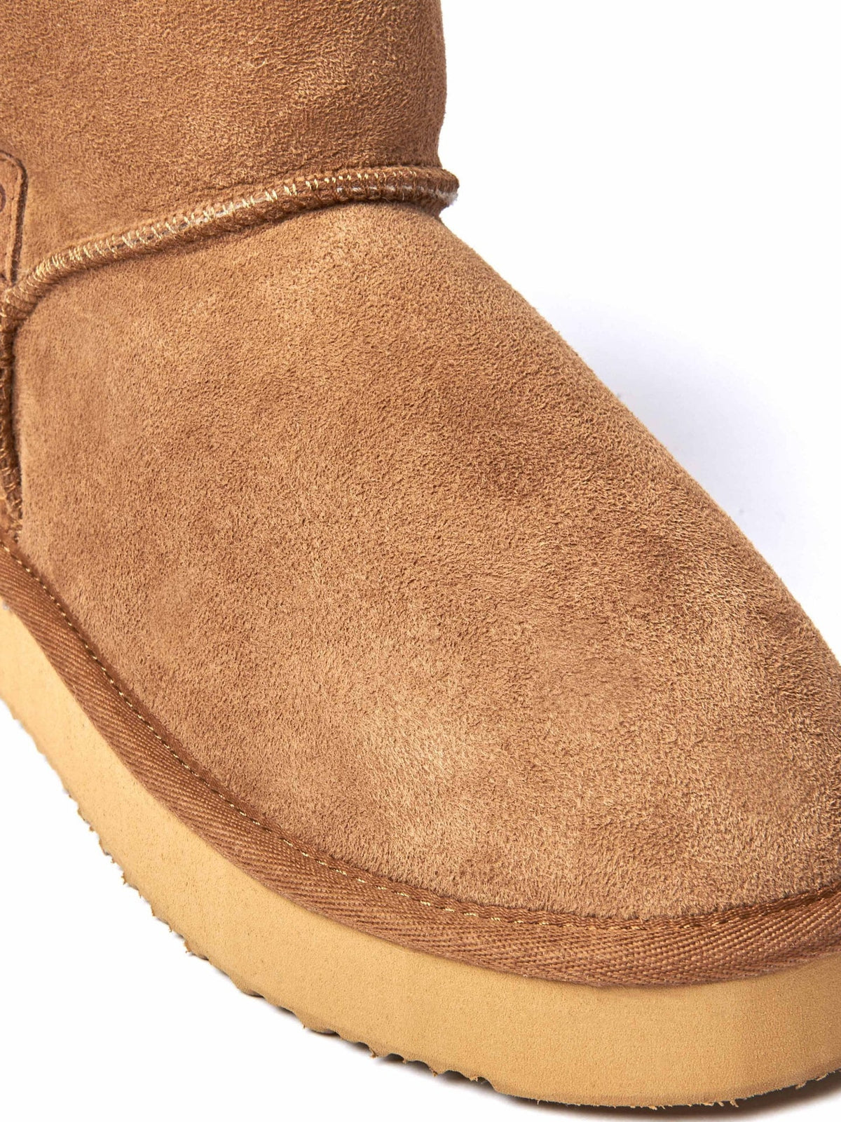 Brown sheepskin chunky bootie slipper - WATTLE 2 TAN
