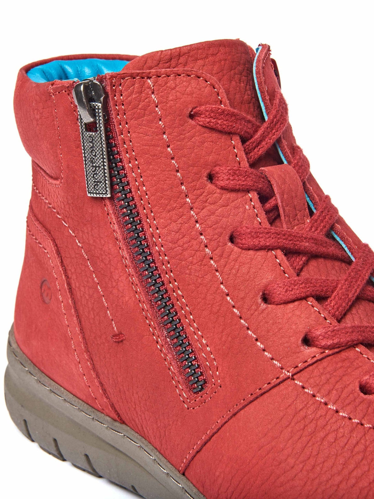 Brown adjustable ankle boot - SONJA 2 TAN NUBUCK