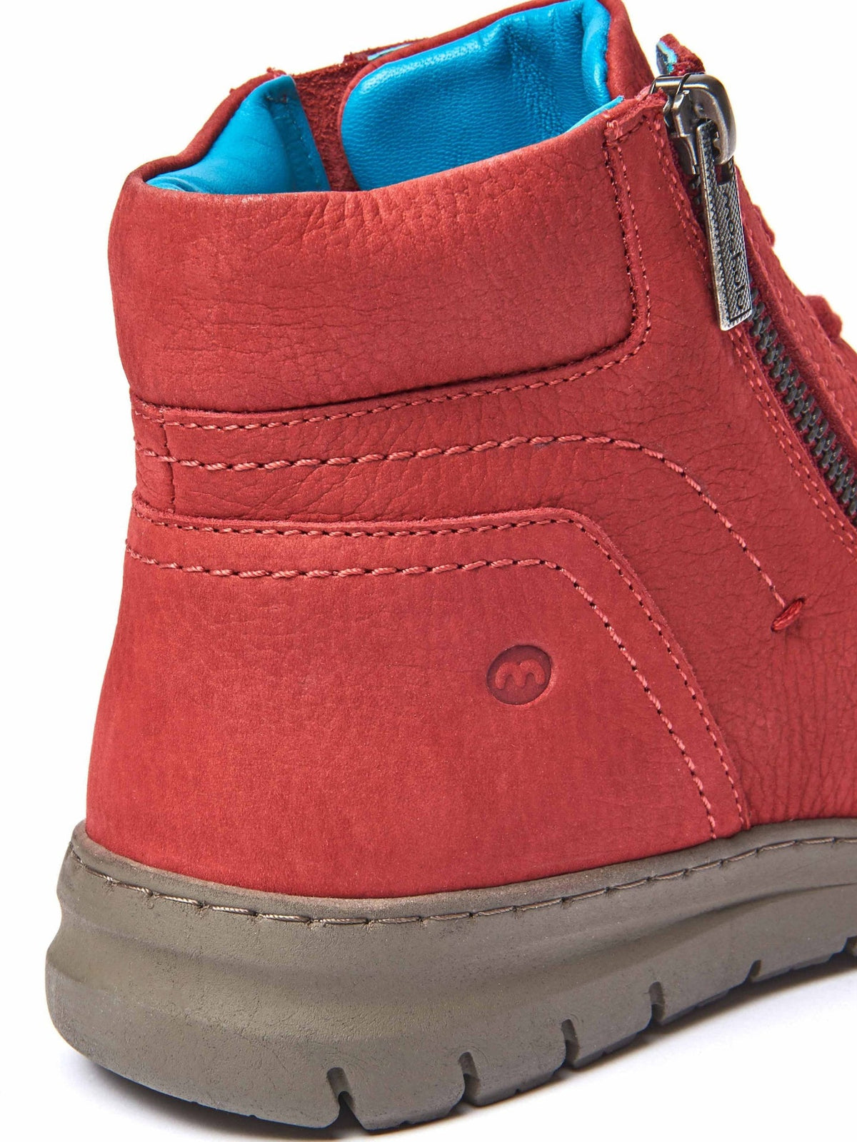 Brown adjustable ankle boot - SONJA 2 TAN NUBUCK