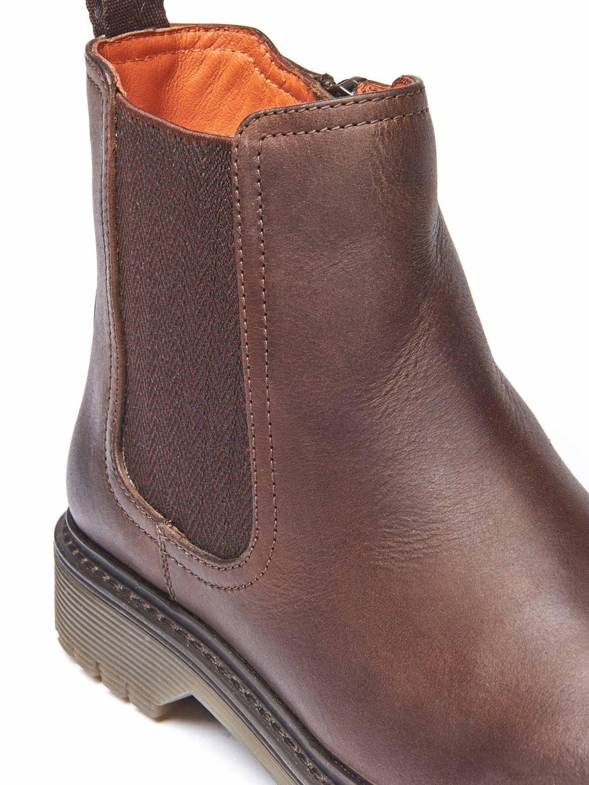 Purple chunky Chelsea boot - SKERRY 2 PLUM WAXY