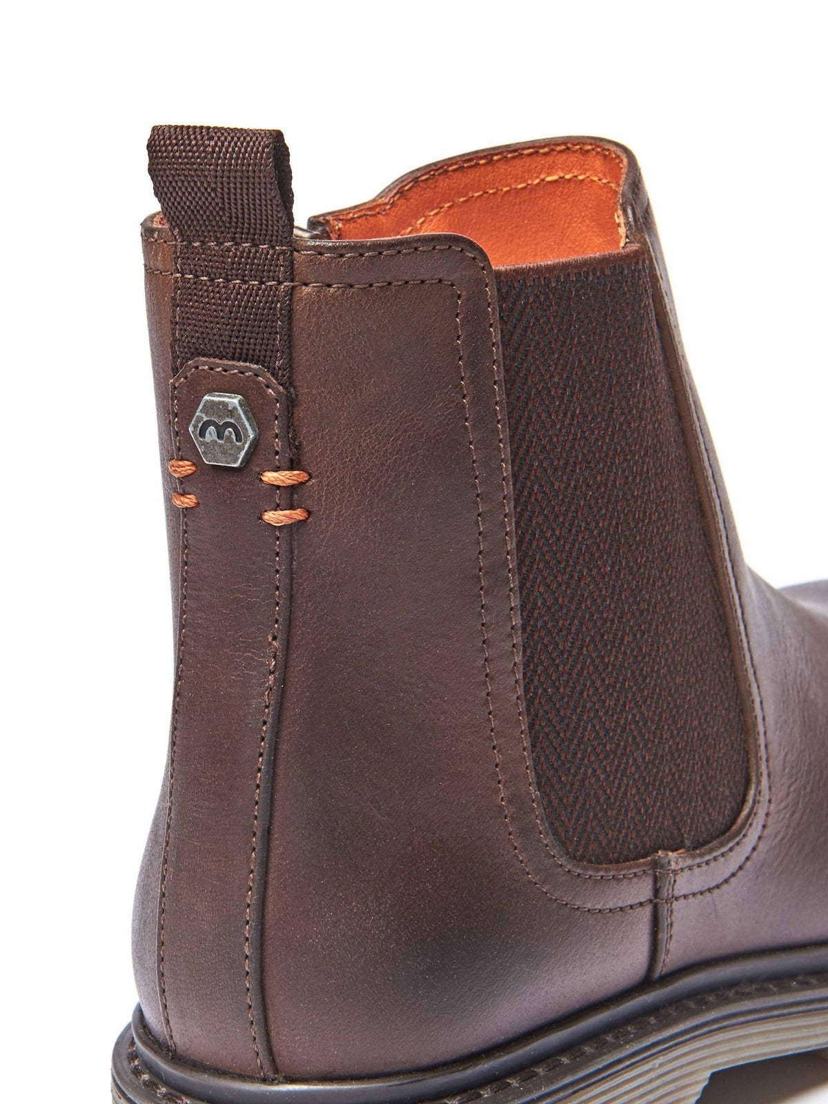 Purple chunky Chelsea boot - SKERRY 2 PLUM WAXY