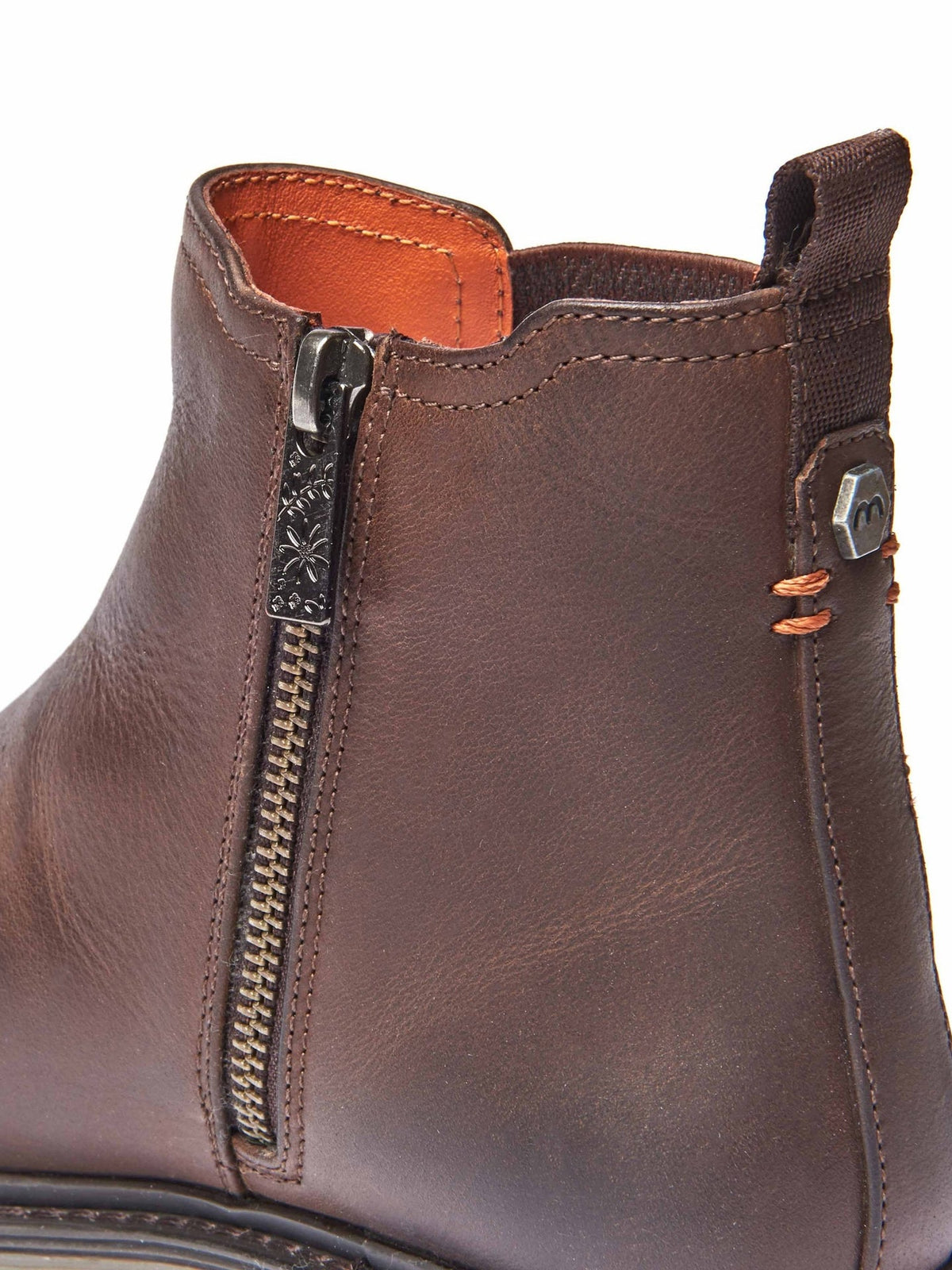Purple chunky Chelsea boot - SKERRY 2 PLUM WAXY