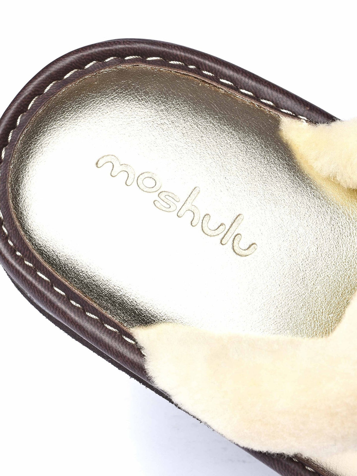 Metallic colourful metallic leather mule slippers - ADELE METALLIC SILVER