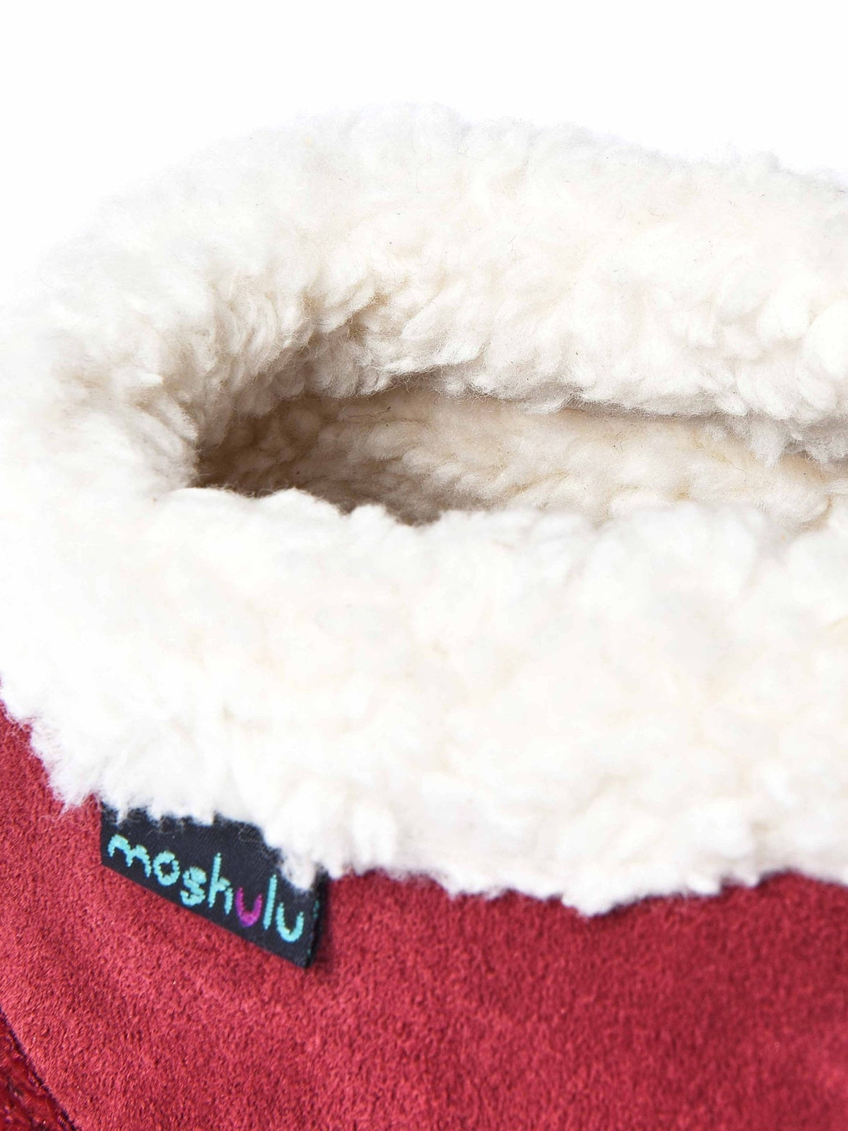 Red suede bootie slippers - BO SUEDE CRANBERRY