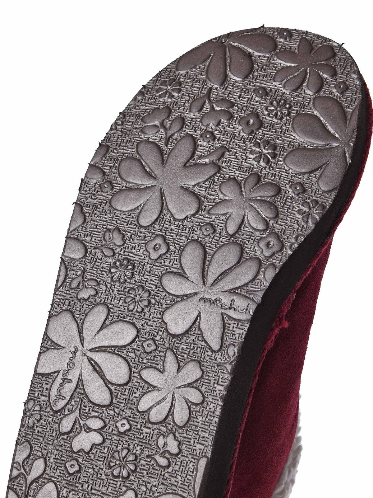 Red suede bootie slippers - BO SUEDE CRANBERRY