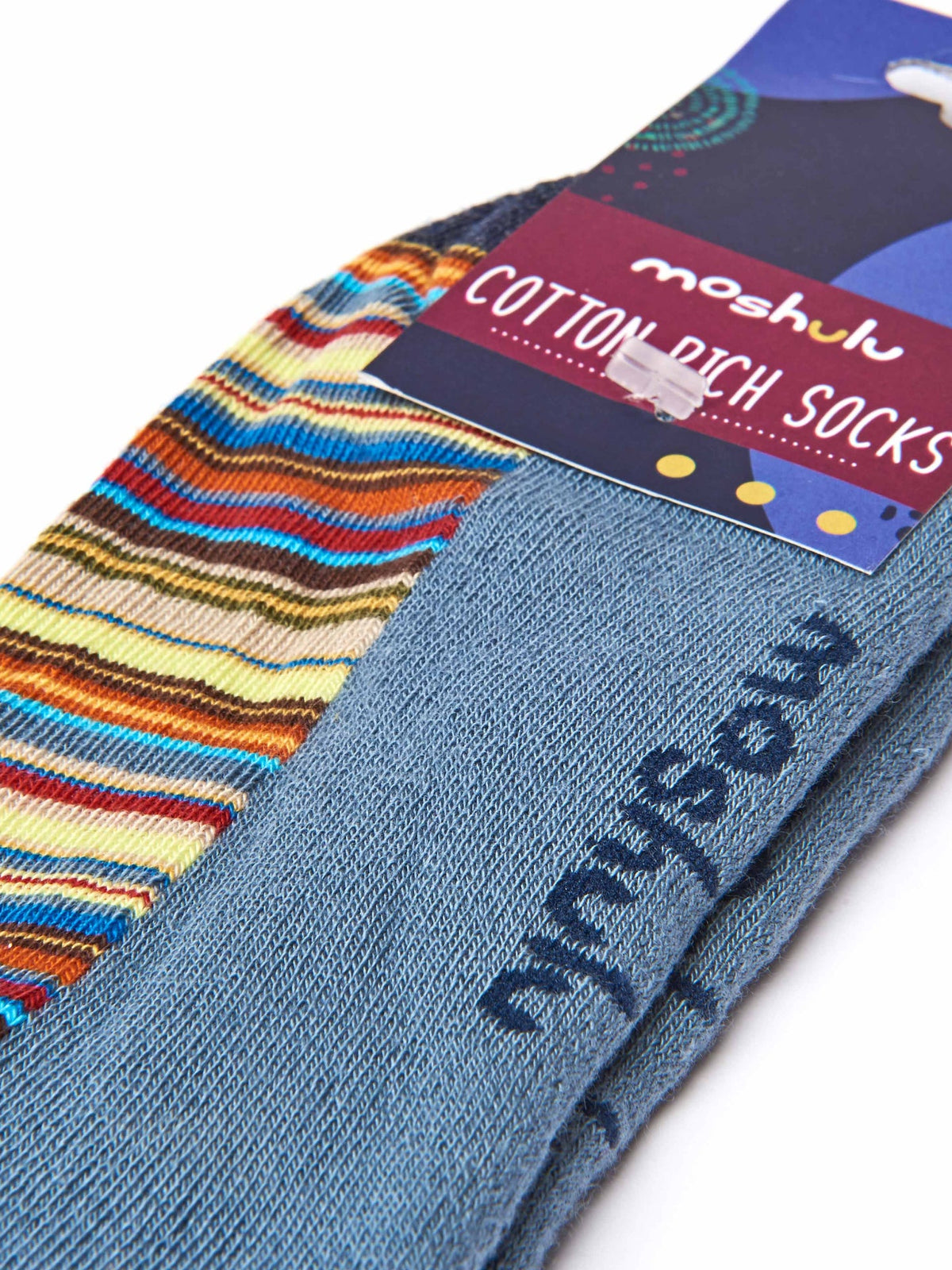 Multi men's stripe trainer socks - TROSSACHS YELLOW MICROSTRIPE