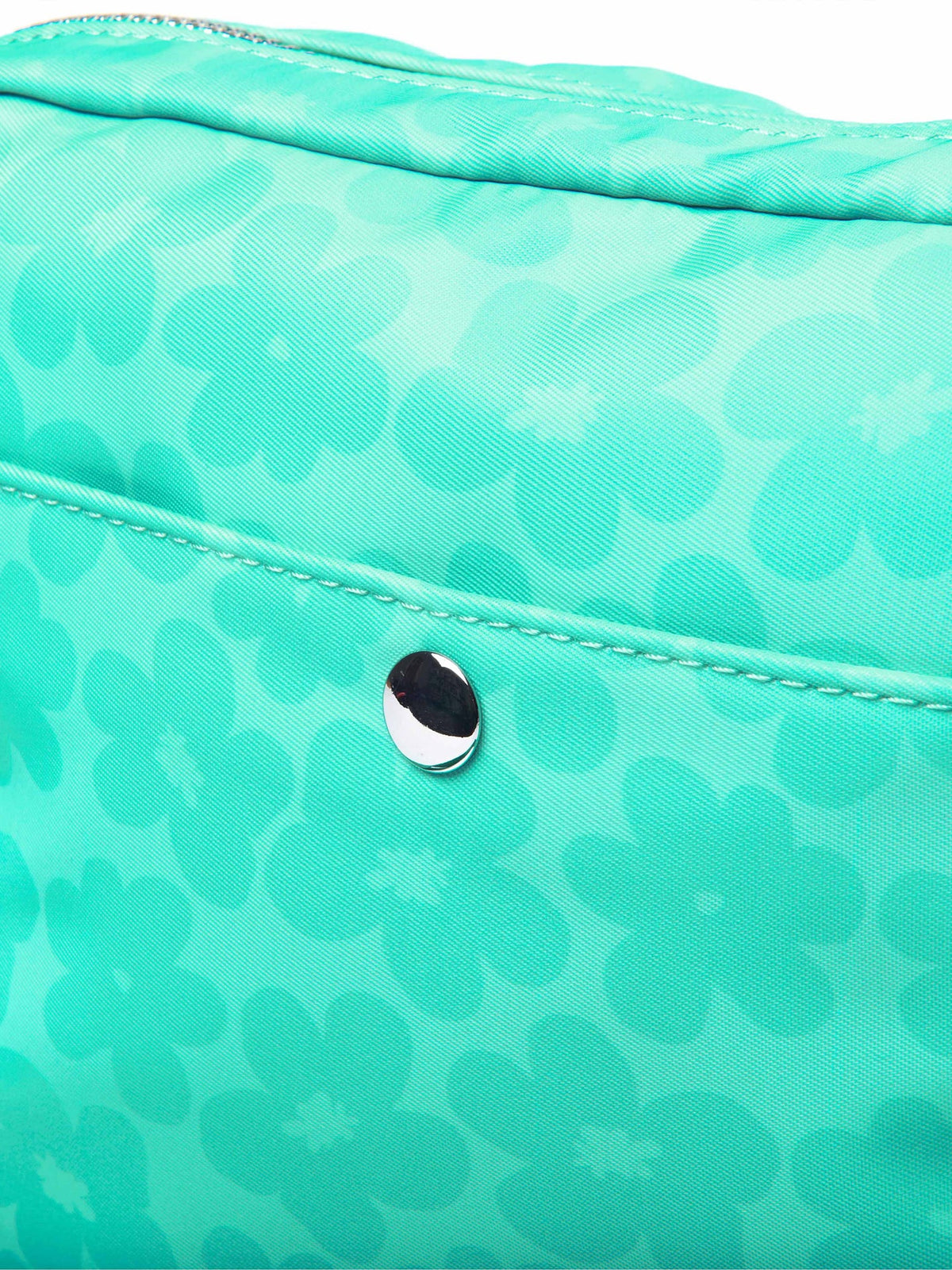 Blue textile patterned cross body bag - MENDIP POOL BLUE FLORAL