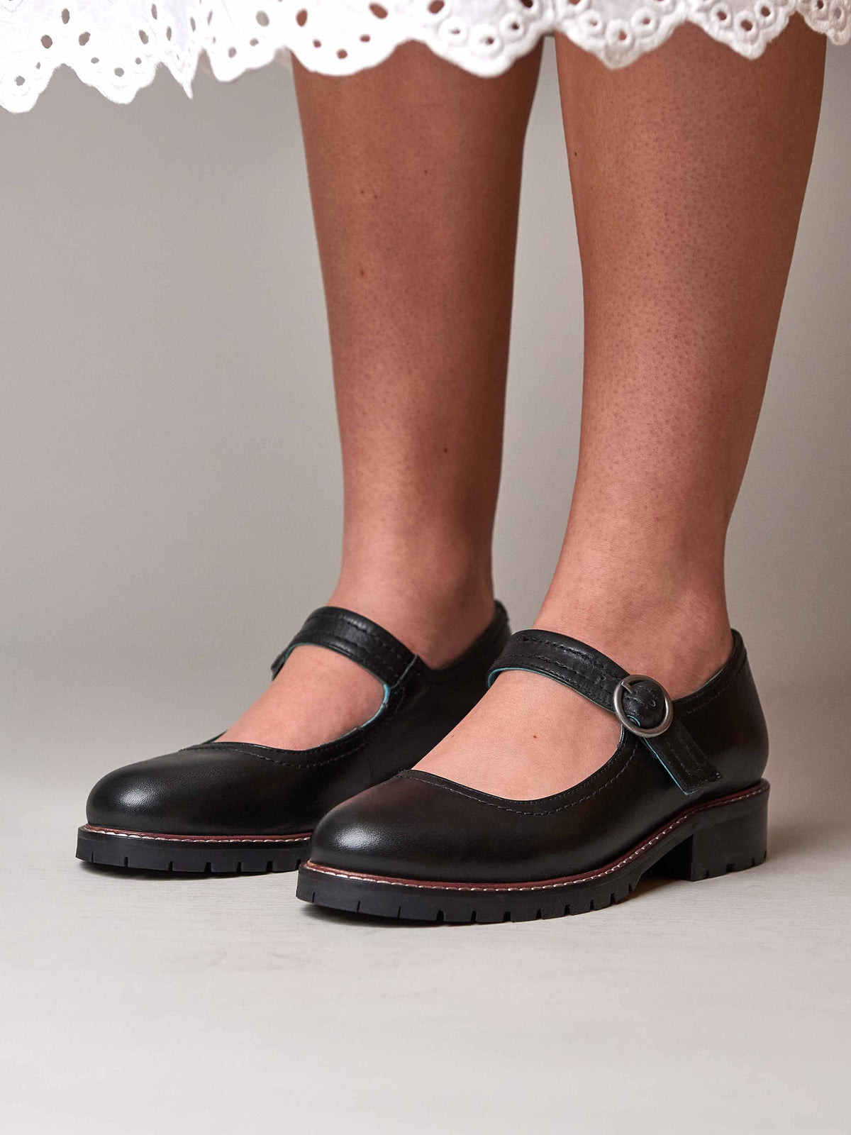 Black chunky Mary Jane shoes - BOYCE BLACK