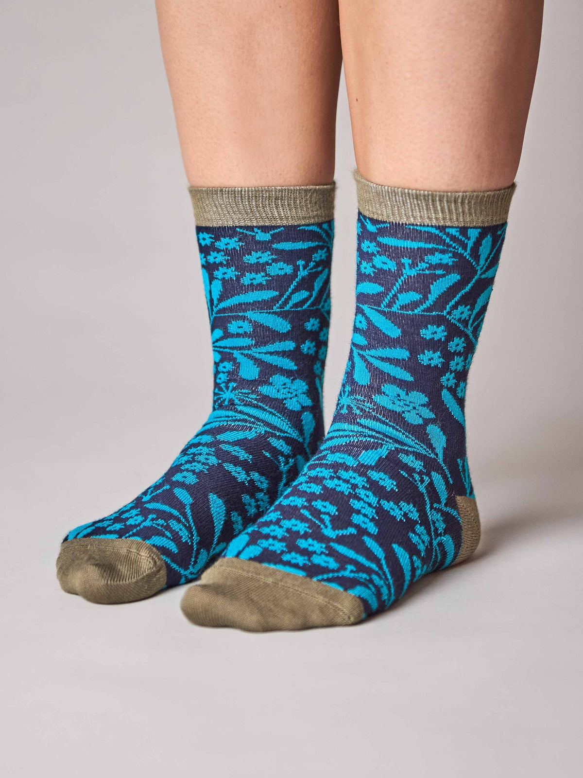Multi colourful bamboo sock box - JOYFUL JAPES BAMBOO SOCK BOX MULTI