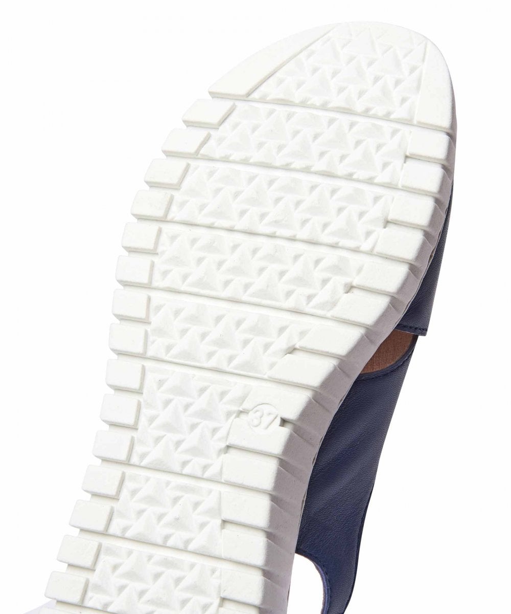 Blue Crossover platform sandals - SHARROW TWILIGHT BLUE