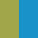 GUACAMOLE/MARINE TEAL LEATHER
