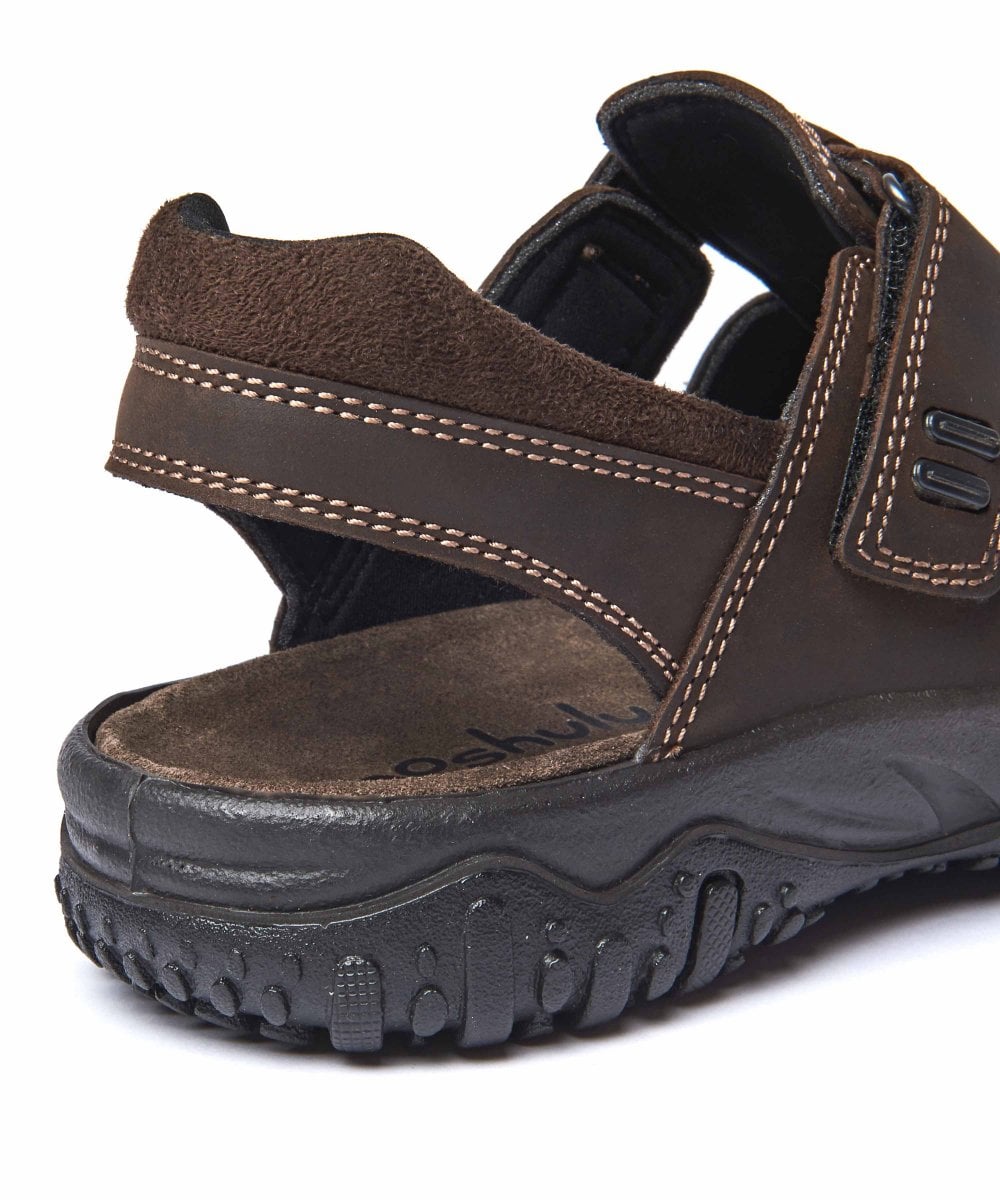 Brown men's active fisherman sandals - POLHAND 3 BROWN
