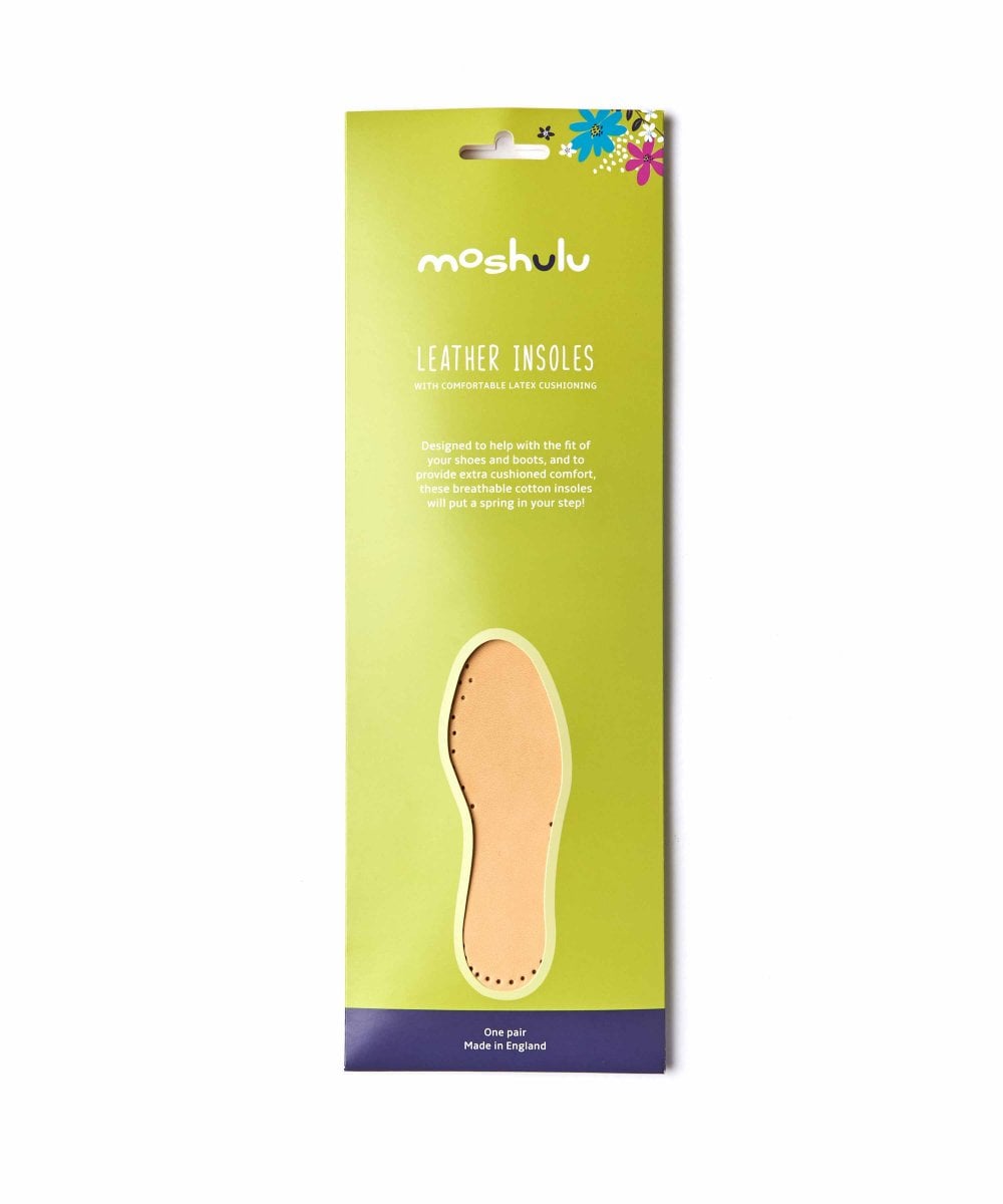 Brown MOSHULU LEATHER INSOLES - MOSHULU LEATHER INSOLES TAN