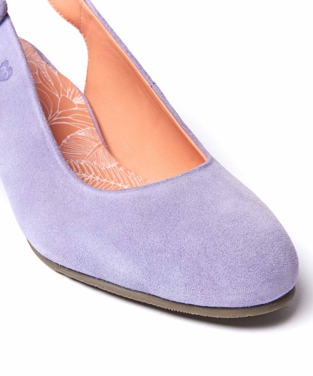 Purple Suede heeled shoes - VARZEA LILAC HAZE