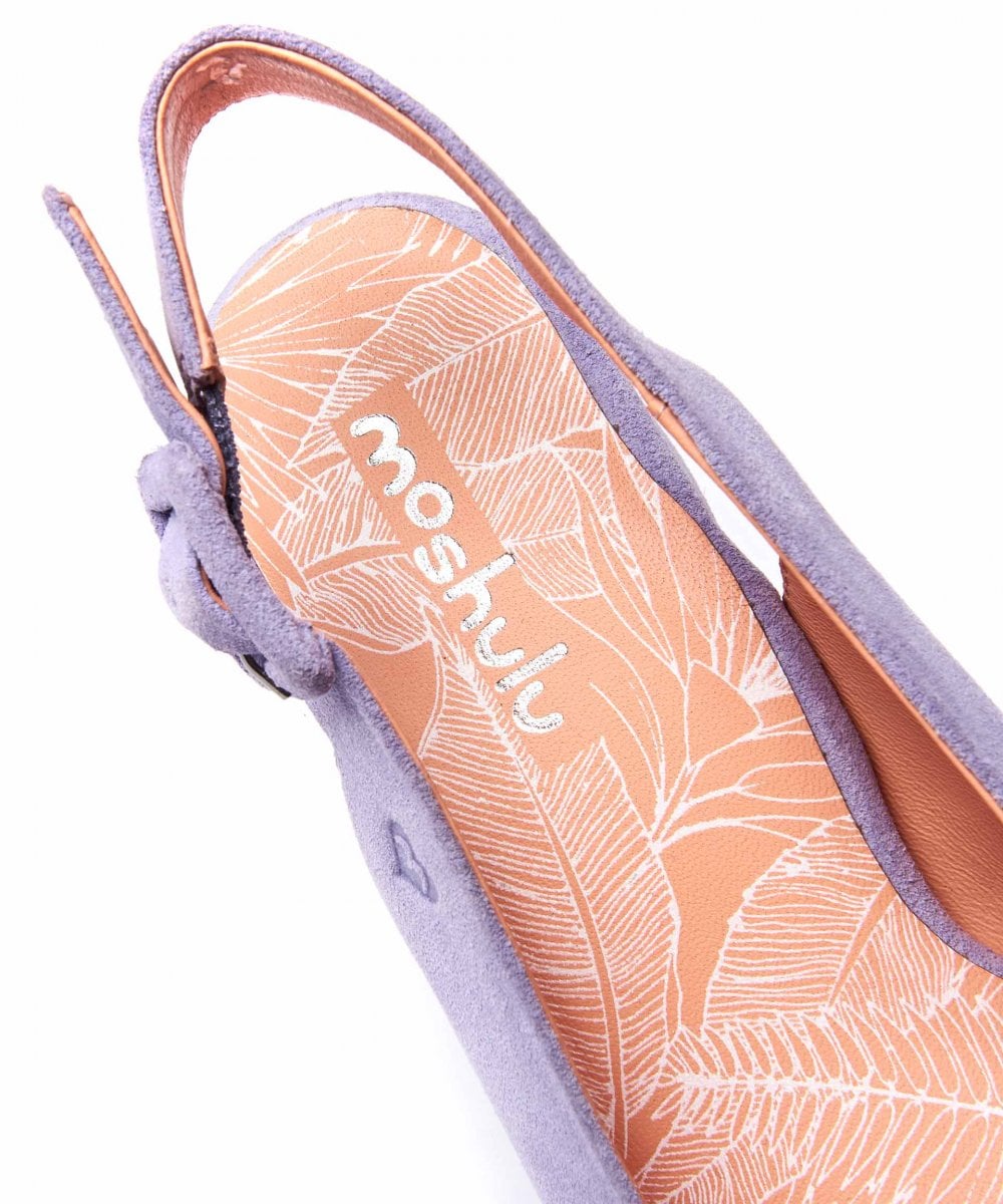 Purple Suede heeled shoes - VARZEA LILAC HAZE
