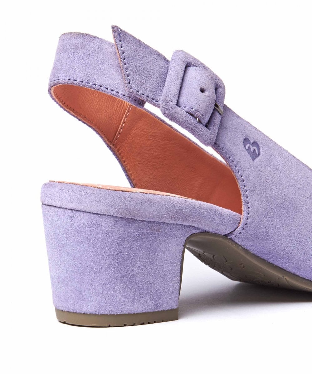 Purple Suede heeled shoes - VARZEA LILAC HAZE